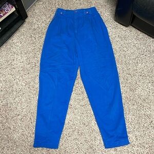 Vintage 80s pleaded ultra high waist pants